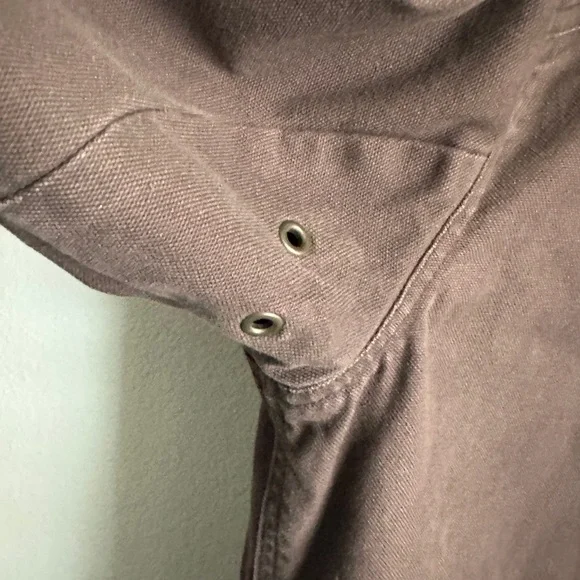 Vintage LL Bean Barn Coat Oversized Chore Jacket Detachable Wool Lined XL Tall - Picture 15 of 16